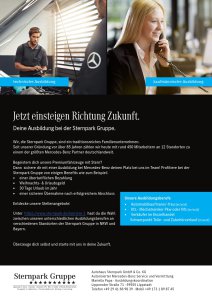 Autohaus Sternpark GmbH & Co. KG -> zum Ausbildungsangebot -> zum Ausdrucken 