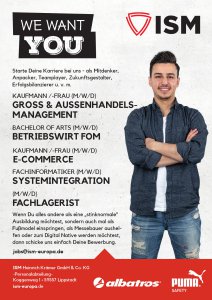 ISM Heinrich Krämer GmbH & Co.KG -> zum Ausbildungsangebot -> zum Ausdrucken 