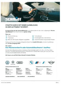 Autohaus Schmidt GmbH & Co. KG -> zum Ausbildungsangebot -> zum Ausdrucken 