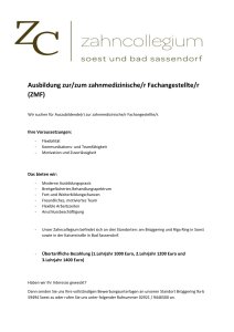 Zahncollegium Soest Bad Sassendorf -> zum Ausbildungsangebot -> zum Ausdrucken 